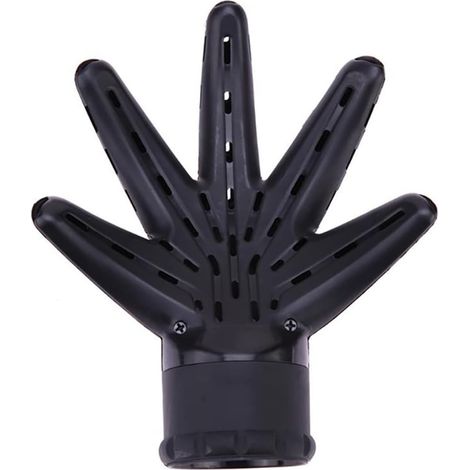 3 ST Palmvormige Haardiffuser Professionele Föhn Diffuser Attachment Universele Föhn Diffuser Perfect Styling Tool Voor Krullend Of Golvend Haar (Zwart)