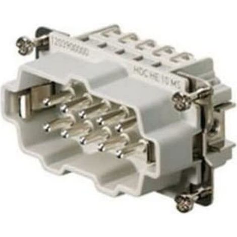 Connettore maschio 10 contatti 2 file Hdc He 10 Ms 1203900000