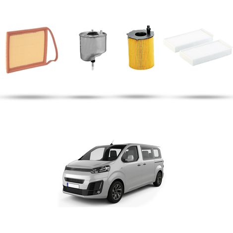 Kit tagliando 4 filtri compatibile con Citroen Spacetourer 1.6 Hdi 66kw dal 2018 (1/5)