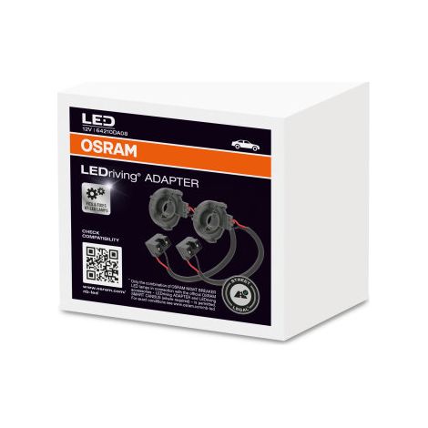 2x Adaptateurs LEDriving 64210DA08 ADAPTER (Off Road) - OSRAM - VW CADDY / GOLF SPORTVAN / SCIROCCO / TOURAN (1/5)