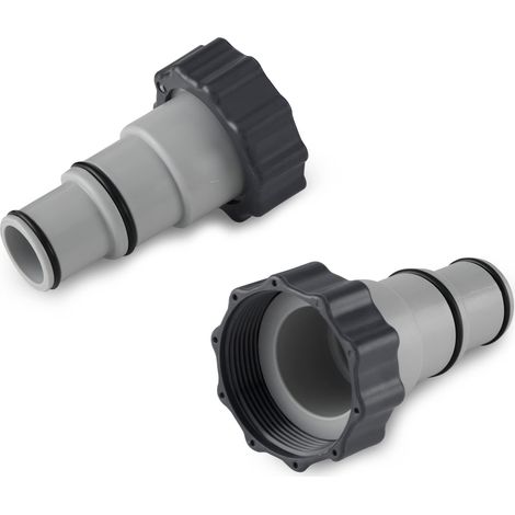 Adaptateur de tuyau de rechange A (avec bague de retenue) — Pour pompes à eau à orifices filetés (Paire)