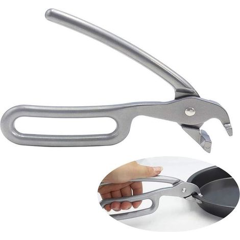 Pince pour Plateau de Four - Pinces à Pizza Robustes Pinces de Cuisson en Aluminium moulé Anti-Rayures soulevant des Plats Chauds pour Four à Micro-Ondes (1/5)