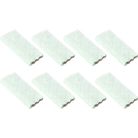 8pcs chiffon doux double face nettoyage absorbant torchon vaisselle outil cuisine (1/5)