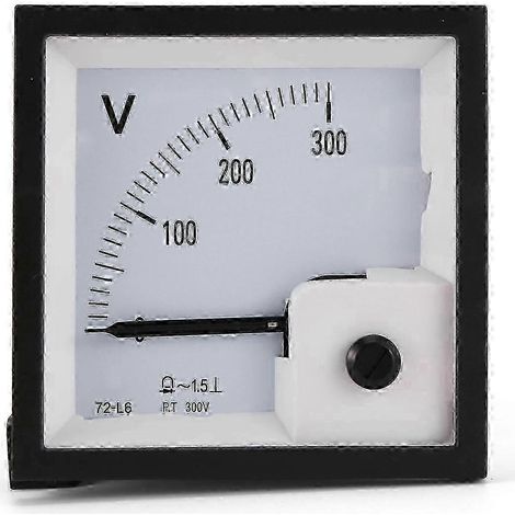 Voltmètre 72-L6 300 V à aiguille, voltmètre mécanique à aiguille, pièce détachée pour groupe électrogène (1/5)