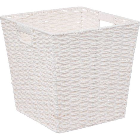 Korb korbwaren 31x31cm mix n modul weiß - 5five