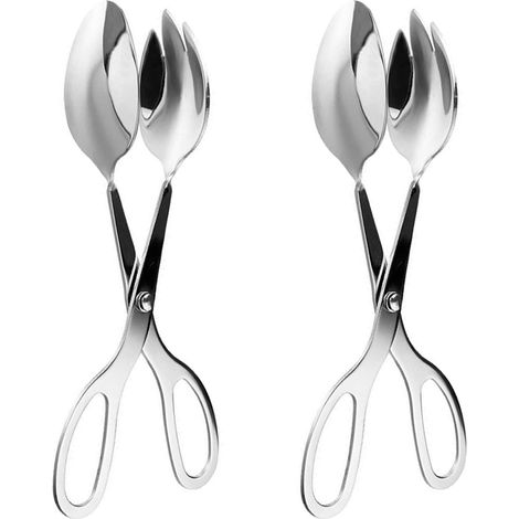 2Pcs21cm Pinces De Cuisine,Pinces À Salade En Acier Inoxydable Pinces Buffet Pince À Gâteau La Pince De Barbecue Pinces De Cuisine Ustensiles Pour Salade,Pain,Gâteau,Buffet,Collations Diverses (1/5)