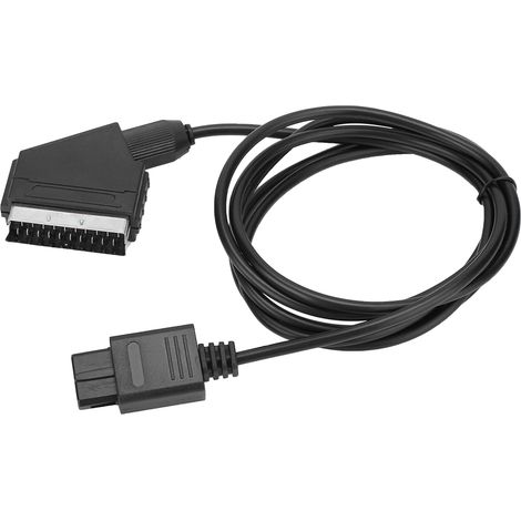 Lot de 3 câbles péritel RGB professionnels de 1,8 m pour connecter une console de jeux TV à une NGC/N64/SNES. (1/5)