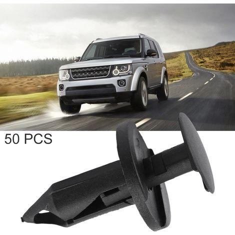 Attache de pare-chocs et rivets pour passages de roue, lot de 50 agrafes de fixation auto compatibles Land Rover Discovery Range Rover (1/5)