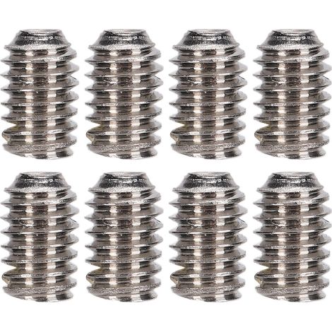 Kit d'assortiment de 50 vis sans tête en acier inoxydable A2-70, vis de fixation M2,5 x 4 (1/5)