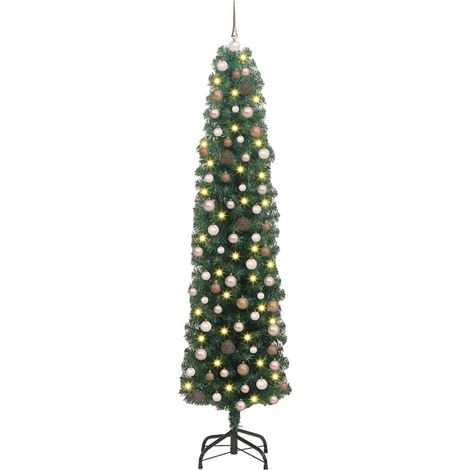Artificial Christmas Tree with 300 LEDs with Stand Green 180 cm vidaXL