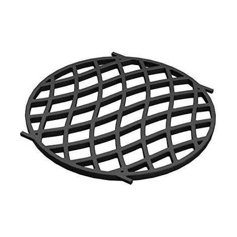 Grille en fonte / Grille de cuisson convenant pour les systèmes Weber Gourmet BBQ System (GBS) (1/5)