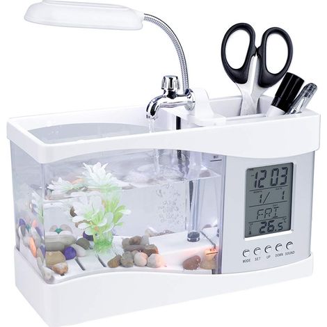 Schermo per lampada mini acquario – bianco – stesse funzioni