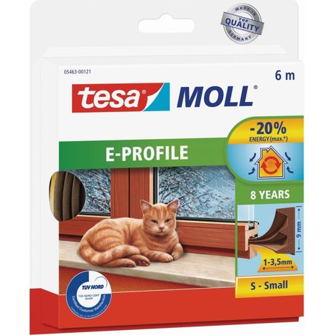 Burlete pta/vent. 9mmx06mt adh "e" cau marr tesa moll tesat