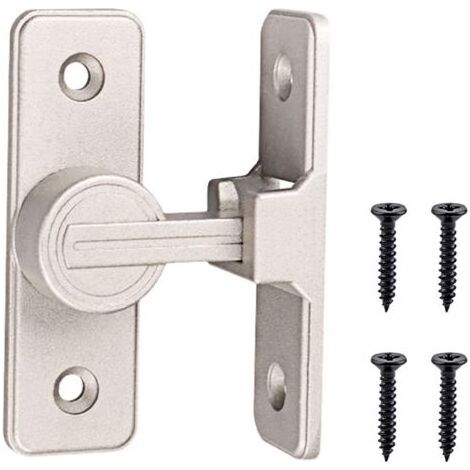 INHHUB Verrou Serrure De Fermeture Porte Interieure Coulissante De Lumineux 90° Loquet De Crochet A Porte Bascule Boulon De Verrouillage De Boucle Moraillon Antivol Verrous De Porte Lu (1/5)