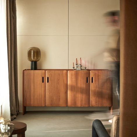 Buffet en teck massif 180 cm Marco (1/5)