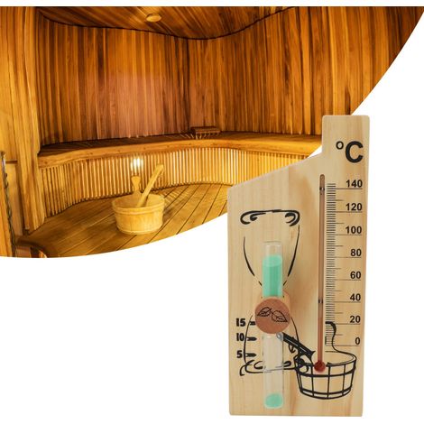 Thermomètre D'Hygrométrie Et De Température Pour Sauna En Bois Massif À Double Affichage Mural -AUTRES (1/5)