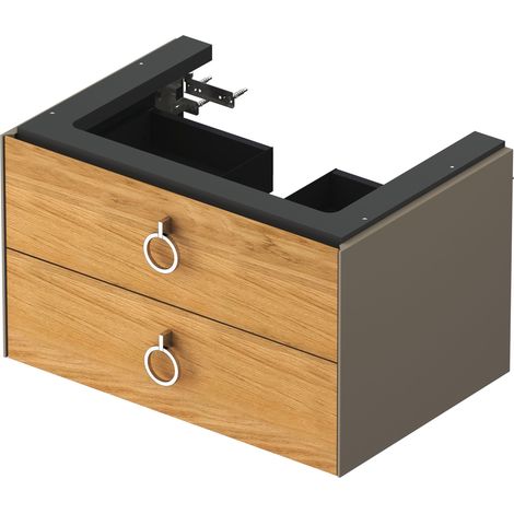 Duravit White Tulip, meuble sous-lavabo suspendu, largeur 684 x (1/3)