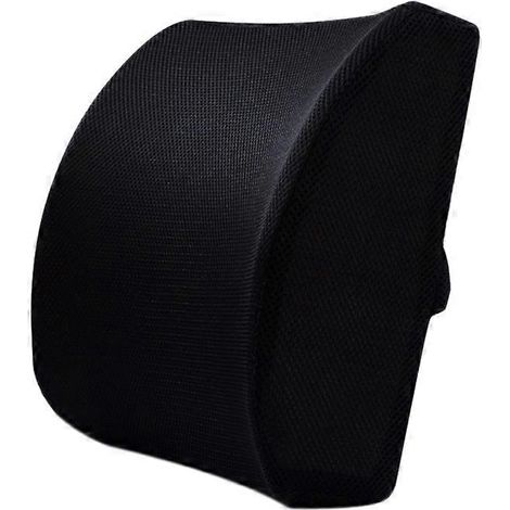 Coussin de soutien lombaire en mousse à mémoire de forme, compatible avec une utilisation intérieure, à la maison et en voiture - maille (1/5)