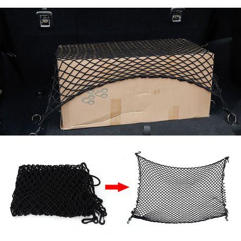 Filet de rangement élastique en maille pour coffre arrière de voiture, compatible avec Jeep Wrangler JL (1/5)