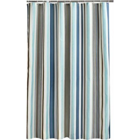 Rideau de douche 200x240 cm (LxH), Rideaux de douche anti-moisissures Doublure en tissu dPolyester doux Rideaux de bain Rideau Beau modèle pour WC de salle de bains
