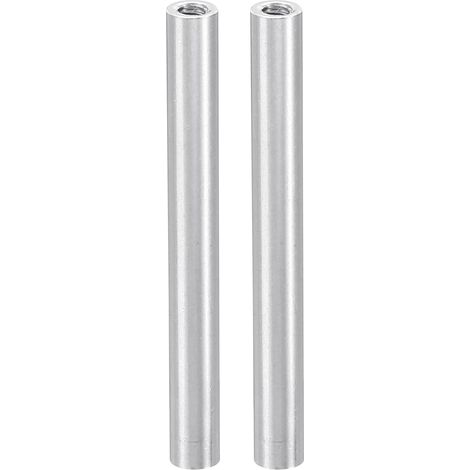 2Pcs Entretoise Filetée M3 en Aluminium 3x5x45mm Argent (1/5)