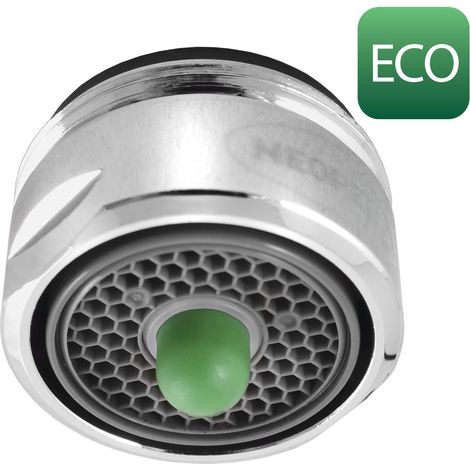 Aérateur économiseur d'eau NEOPERL ECO PUSH 5 l/min, filetage extérieur M24x1, chromé (1/3)
