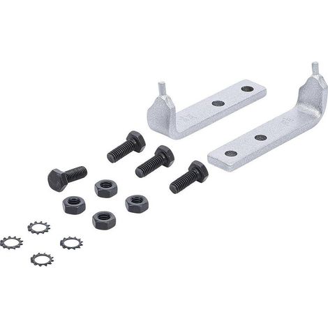 Paire de Pointes de Rechange Coudées - Vis Incluses - Compatible Art. 6738/6739 - Remplacement Facile et Précis - D-Work