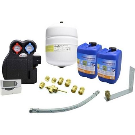 KIT IDRAULICO COMPLETO PER IMPIANTO SOLARE CIRCUITO FORZATO 2 collettori