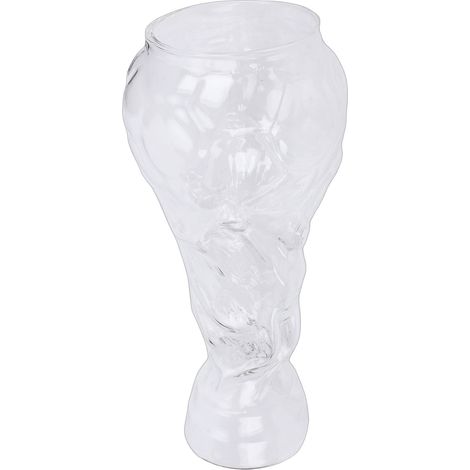 Verre à bière trophée de football 450 ml, verre de collection en forme de trophée de football pour les fans de sport et les fêtes entre hommes. (1/5)