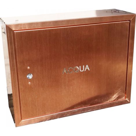 Cassetta cassonetto contenitore rame per contatore acqua, scegli se h 30 x l 40 x p 20cm
