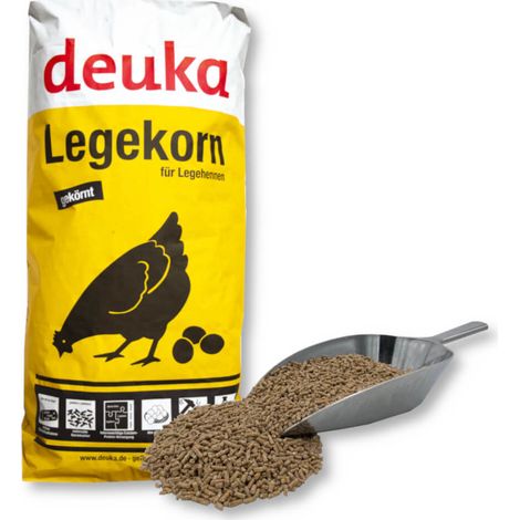 Deuka Legekorn 25 kg Hühnerfutter Geflügelfutter Legemehl gekörnt Legehennen (1/5)
