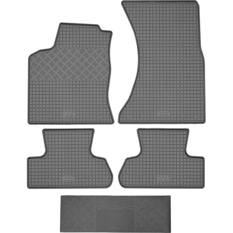 RIGUM 900187 Fußmatten + 900101 Abdeckung - Audi Q5 I SUV von 2009-2017, Fußraum AV2, vorne - EINBAU