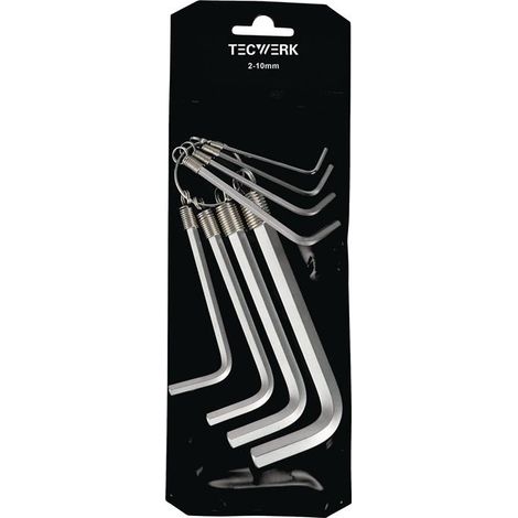 TECWERK Winkelschraubendrehersatz 8-tlg.Ku.-Tasche SW 2-10mm TW (1/3)