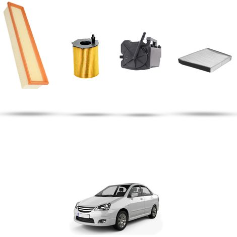 Kit tagliando 4 filtri compatibile con Suzuki Liana 1.4 66kw dal 2004 (1/5)