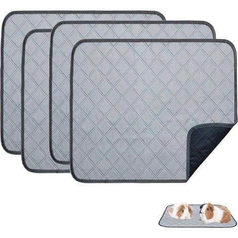 assorbenti lavabili e riutilizzabili per incontinenza di porcellini d'India, altamente assorbenti. Ideali per gabbie di conigli, cincillà e criceti. Dimensioni: 30 x 30 cm (12 x 12 pollici) (1/5)