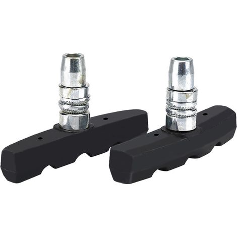 Paire de patins de frein pour vélo VTT, blocs en caoutchouc, support d'accessoires utiles (1/5)