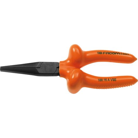 FACOM Flachzange verchromt 168 mm (1/3)