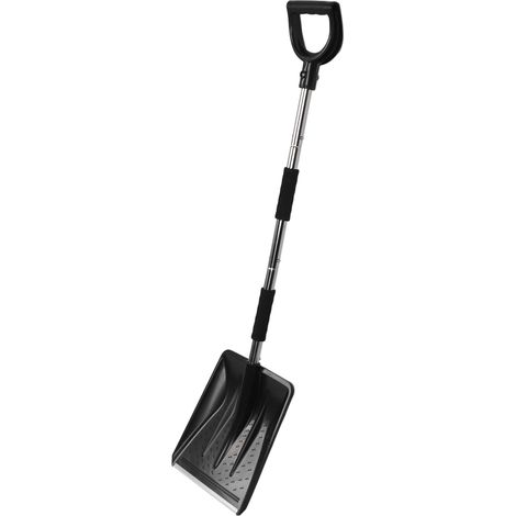 Pelle à Neige 3-en-1 pour Voiture - Télescopique, Détachable et Rotative, en Acier Inoxydable - Pour Dégagement d'Urgence Extérieur (1/5)