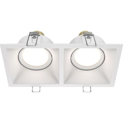 Faretto incasso soffitto Maytoni Dot 2xGU10 bianco (1/5)