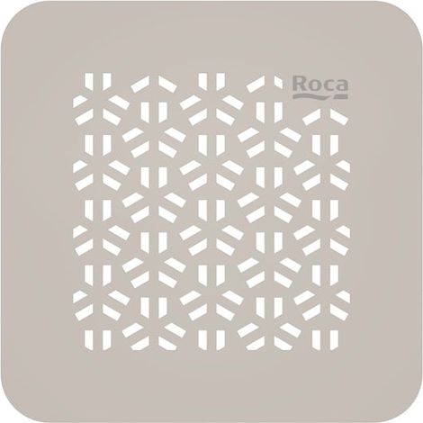Roca – Grille de vidage en acier inoxydable pour receveur de douche Terran-N – Couleur beige – Compatible avec siphon standard