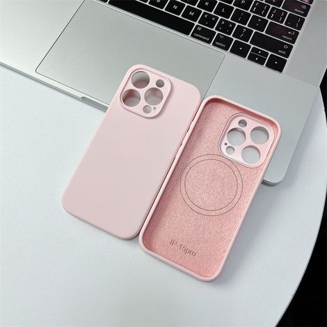 Étui magnétique pour iPhone 17 compatible avec MagSafe, protection d'écran et d'objectif de caméra, en silicone liquide, résistant aux chocs et aux rayures. (1/4)