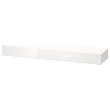 Range de tiroir DURASTYLE 440x1800x150mm blanc mat/bas ma