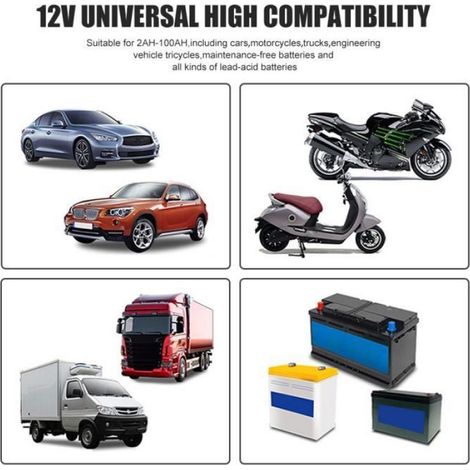 Chargeur de Batterie - Universel - 12V - Affichage Numérique - Protection Multiple - 140W (1/4)