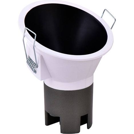 Foco LED Downlight 6W 15º - Inclinado "KOPPA" - Negro