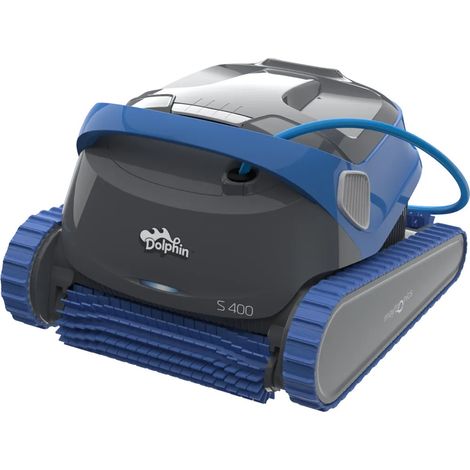 Maytronics Dolphin – Robot de piscine électrique pour piscines enterrées jusqu'à 15 m – Nettoyage complet fond, parois, ligne d'eau – Connecté Wi-Fi – Chariot inclus (1/5)
