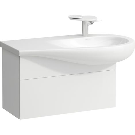 LAUFEN Il Bagno Alessi mueble bajo lavabo, sifón a la derecha,