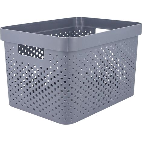 Cesta Alta de Ordenación Rectangular 18 Litros Zest 7house