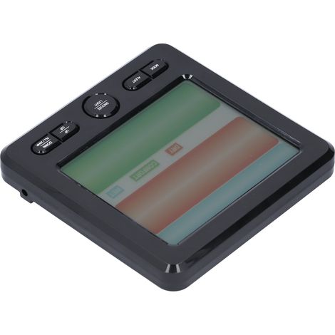 Digitaler LCD-Wecker mit Thermometer und Hygrometer, elektronischer Wecker für Zuhause, schwarz (1/5)
