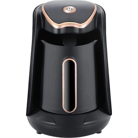 Cafetière électrique turque, arabe et grecque 600 W, cafetière Moka automatique, cadeau de qualité, noire (1/5)