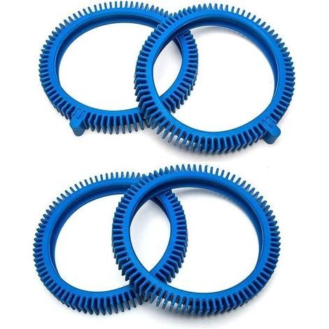 Satz mit 2 Ersatzreifensätzen für Vorder- und Hinterachse des Poolvergnuegen PoolCleaners: Vorderreifensatz mit der Teilenummer 896584000-143 und Hinterreifensatz mit der Teilenummer 896584000-082 (1/5)